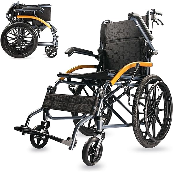 Amazon | RAKU 車椅子 自走式 介助式 兼用 20インチ ノーパンク